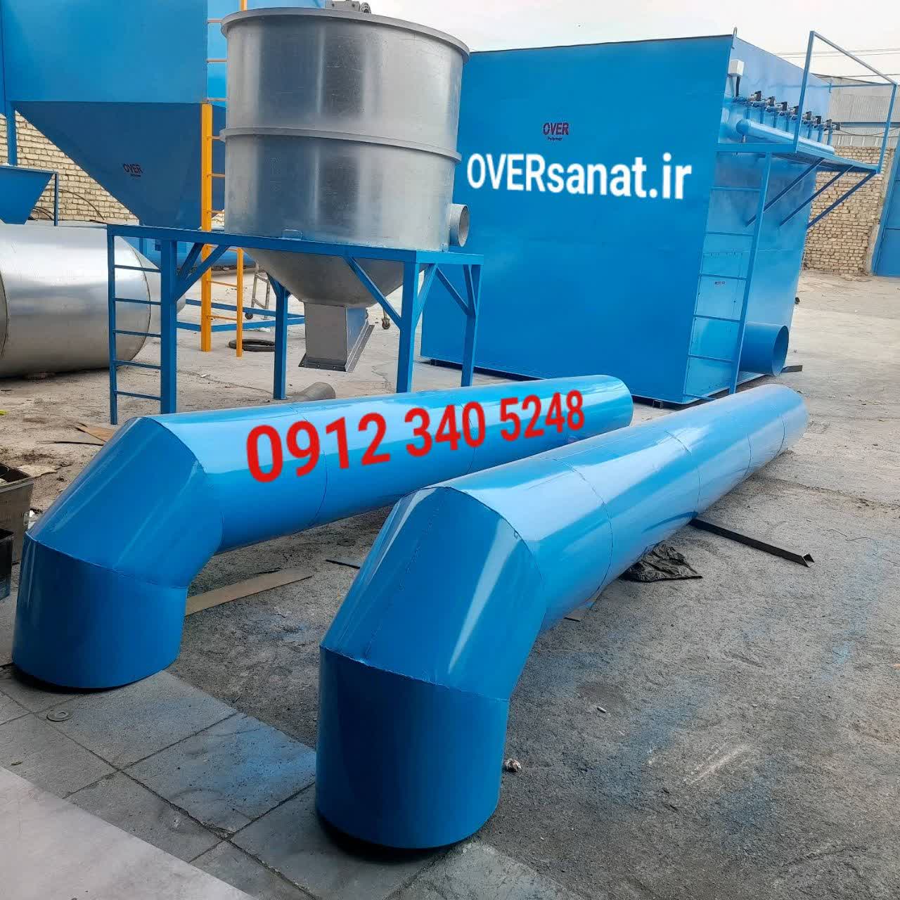  بگ فیلتر40 کیسه، اتومات با تخلیه اتومات و متریال عالی است. بدنه ورق آهن، فن 1 موتور 15 اسب، ابعاد 2×2.5×5 ، تابلو برق کامل با برد 6 کانال، سبدها 6 اینچ 2 متر. امکان ایجاد تغییرات نیز هست.